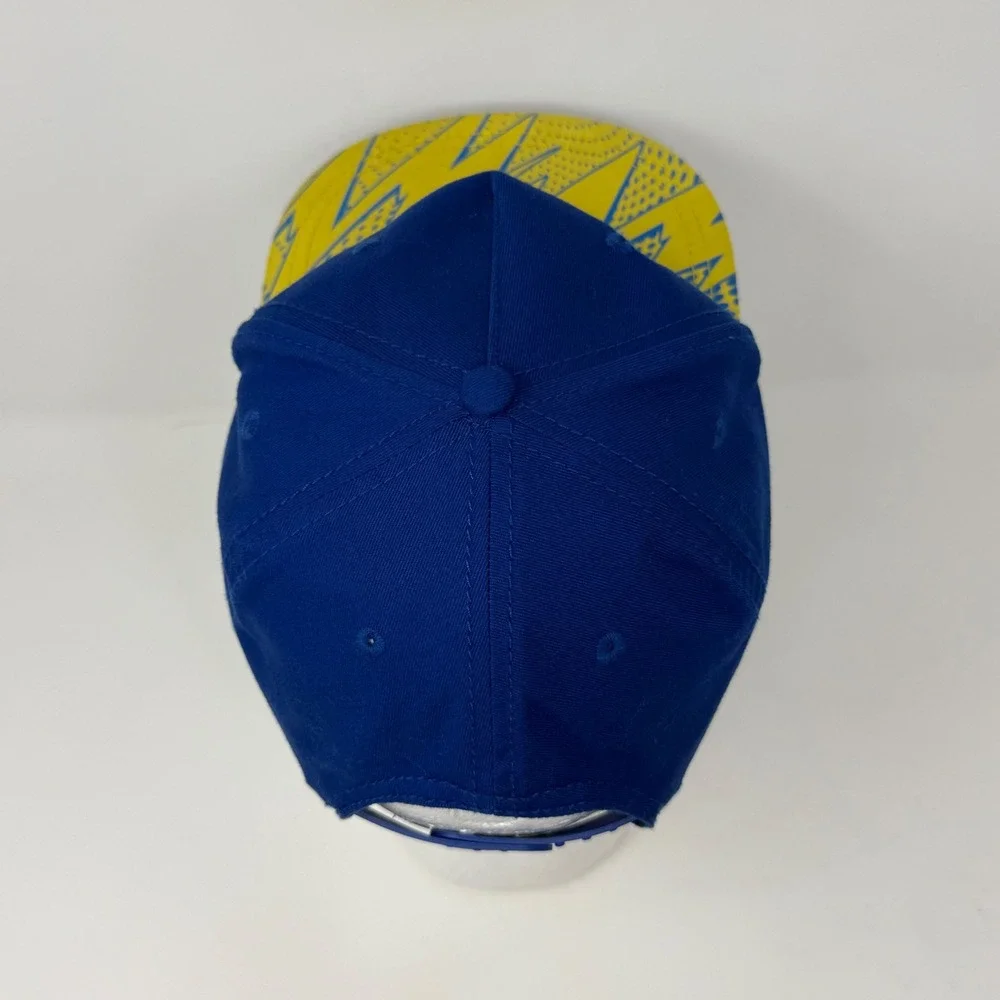 Pokemon Pikachu Youth Snapback Hat Blue Yellow Lightning Bolt OSFM‎ 2016 Cap